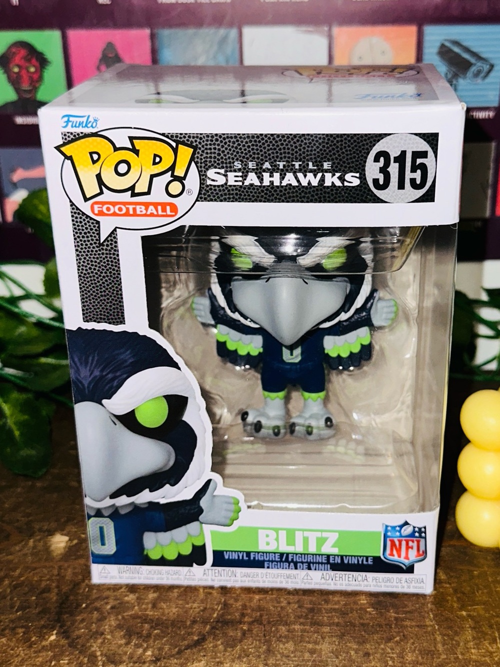 Funko NFL Football Seattle Seahawks Mascot Blitz Pop Figure 315